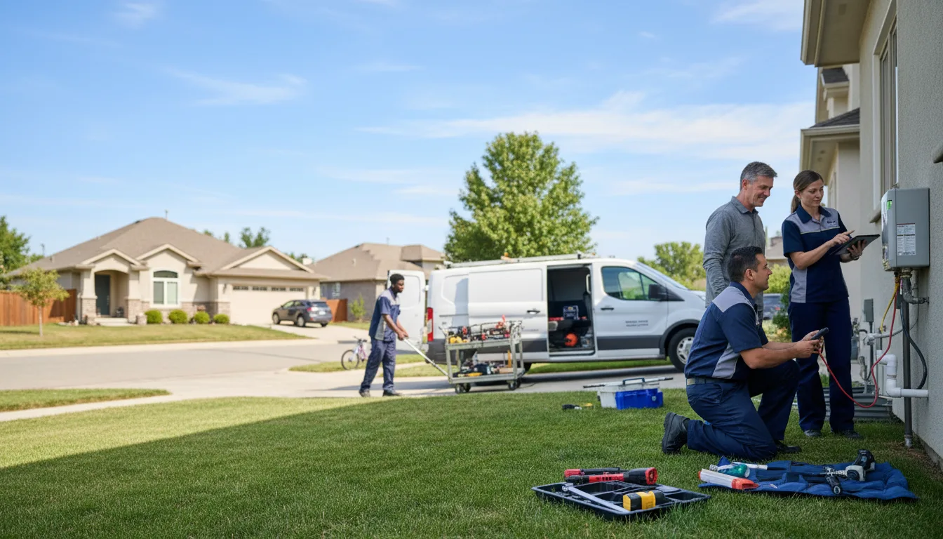 Tankless water heater service in Morral, OH
